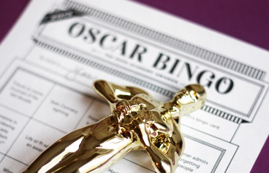 Oscar bingo game and Oscar ballot printable