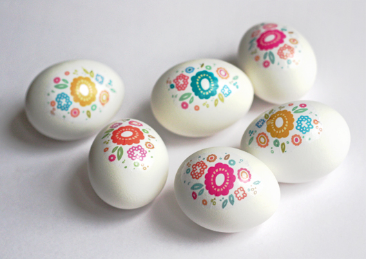 Printable Easter egg decals