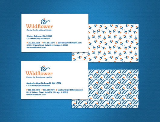 Wildflower business cards