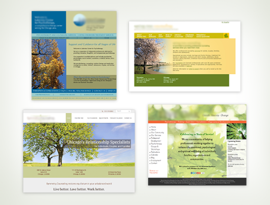 Counseling website design