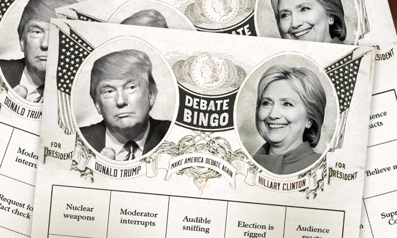 Presidential Debate Bingo by Jessica Jones