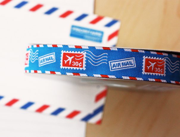 Airmail ribbon by Jessica Jones