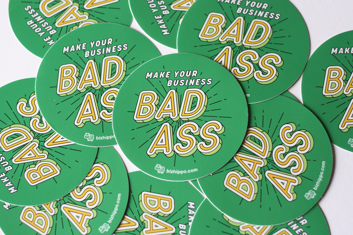 Bad ass stickers