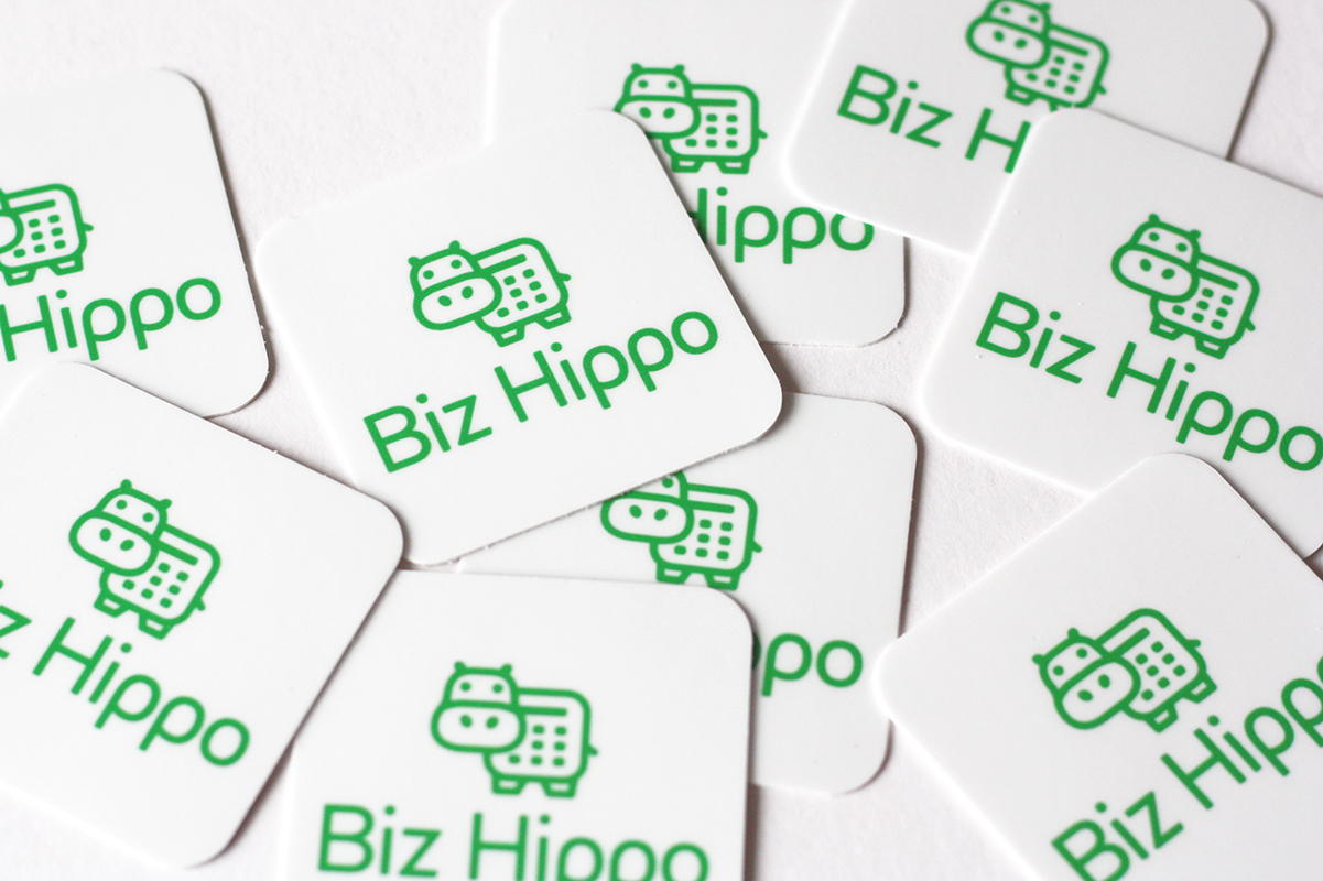 Biz Hippo accounting stickers