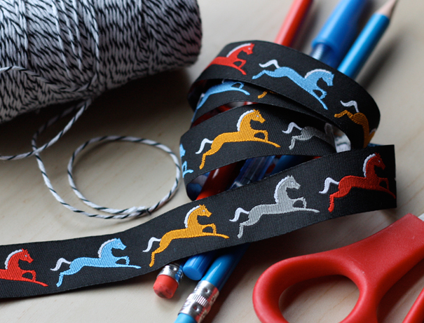 Horse ribbon design by Jessica Jones