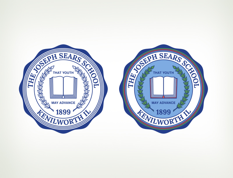 school academic seal before after