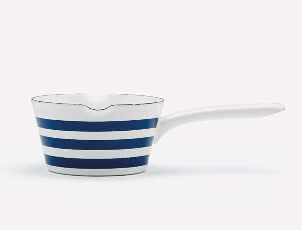 striped milk pan product design