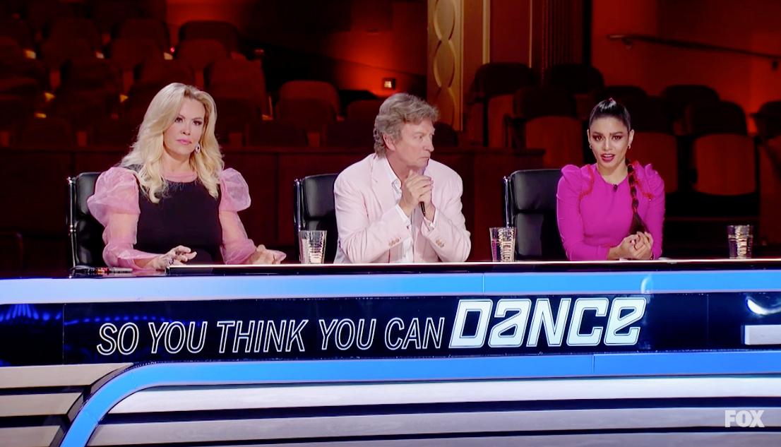 SYTYCD judges screenshot