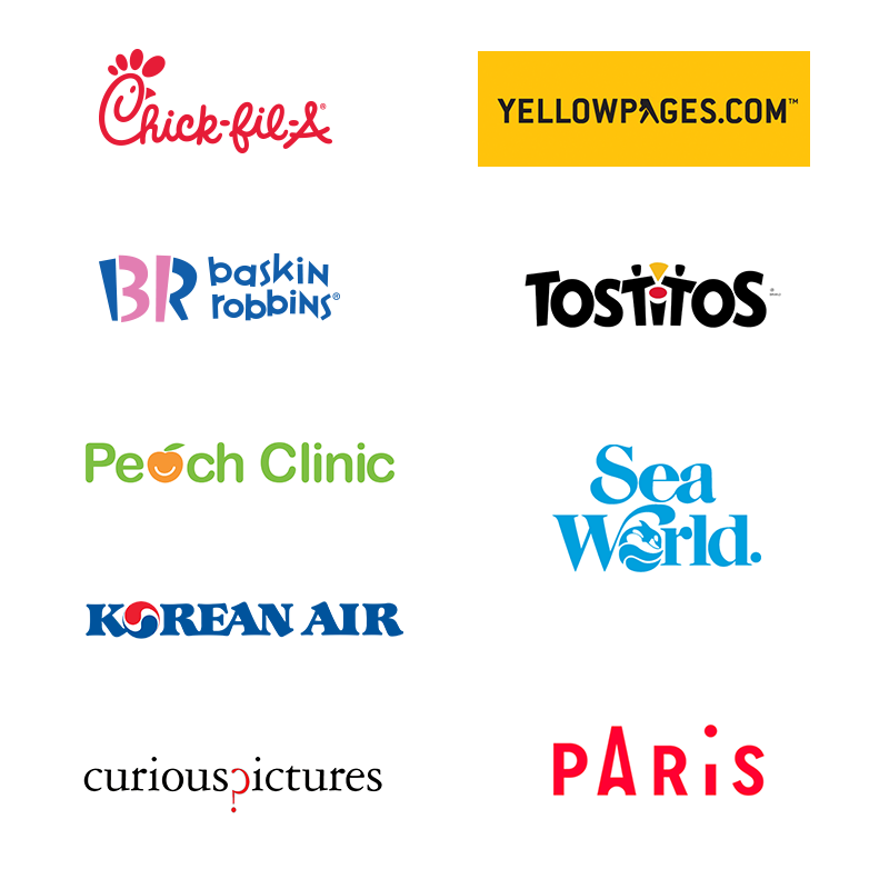 logos that replace a letter with a picture