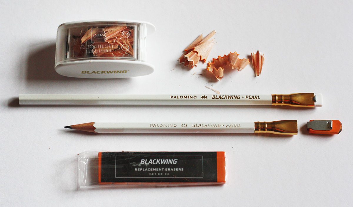 Blackwing pencils sharpener erasers