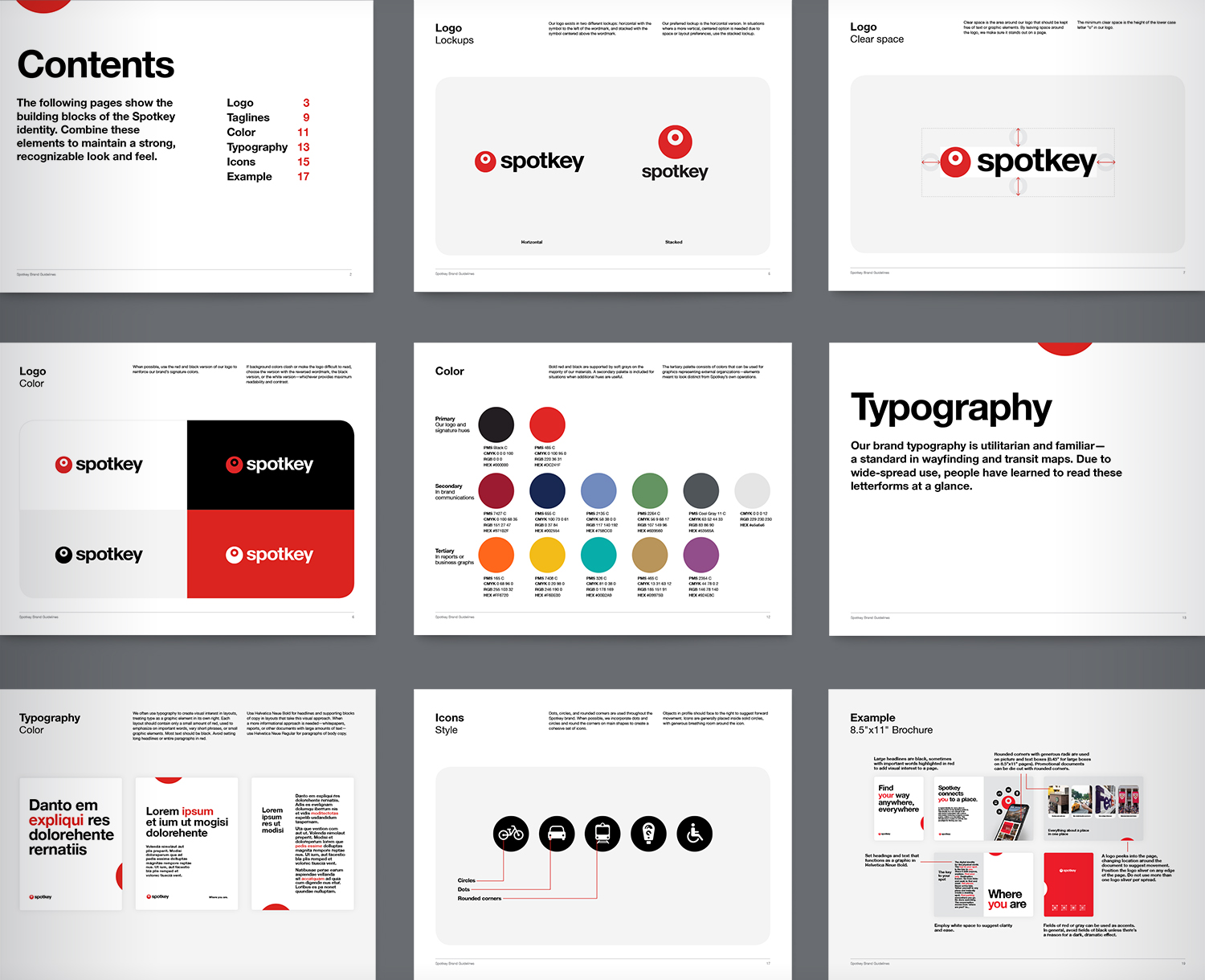 brand guidelines pages