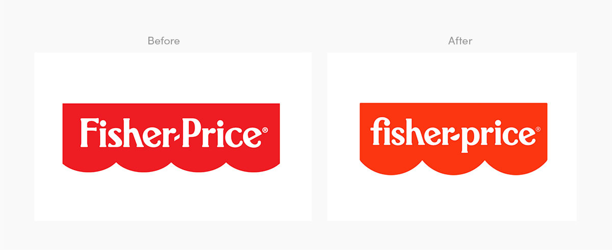 lowercase logo trend fisher-price