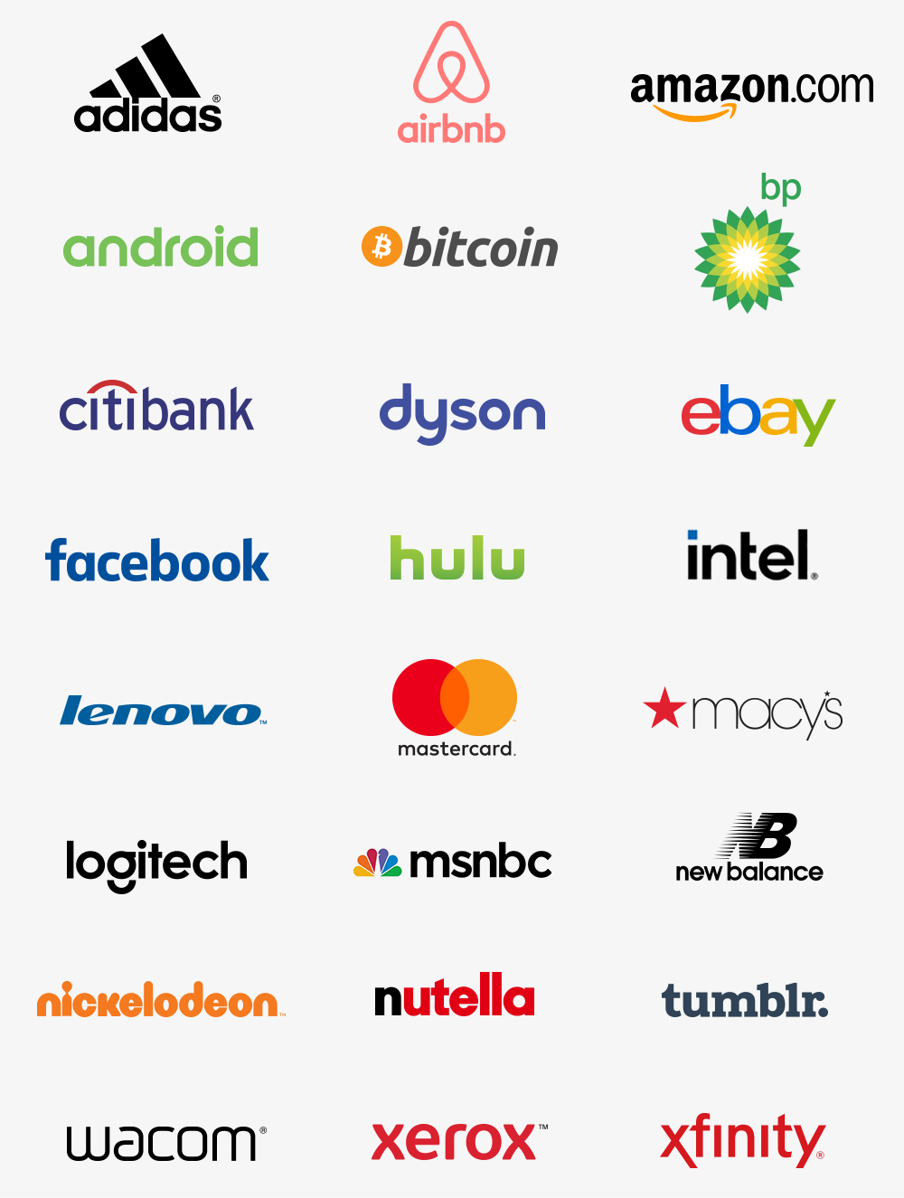 Lowercase logo examples | Brands with all lowercase letters in their logos