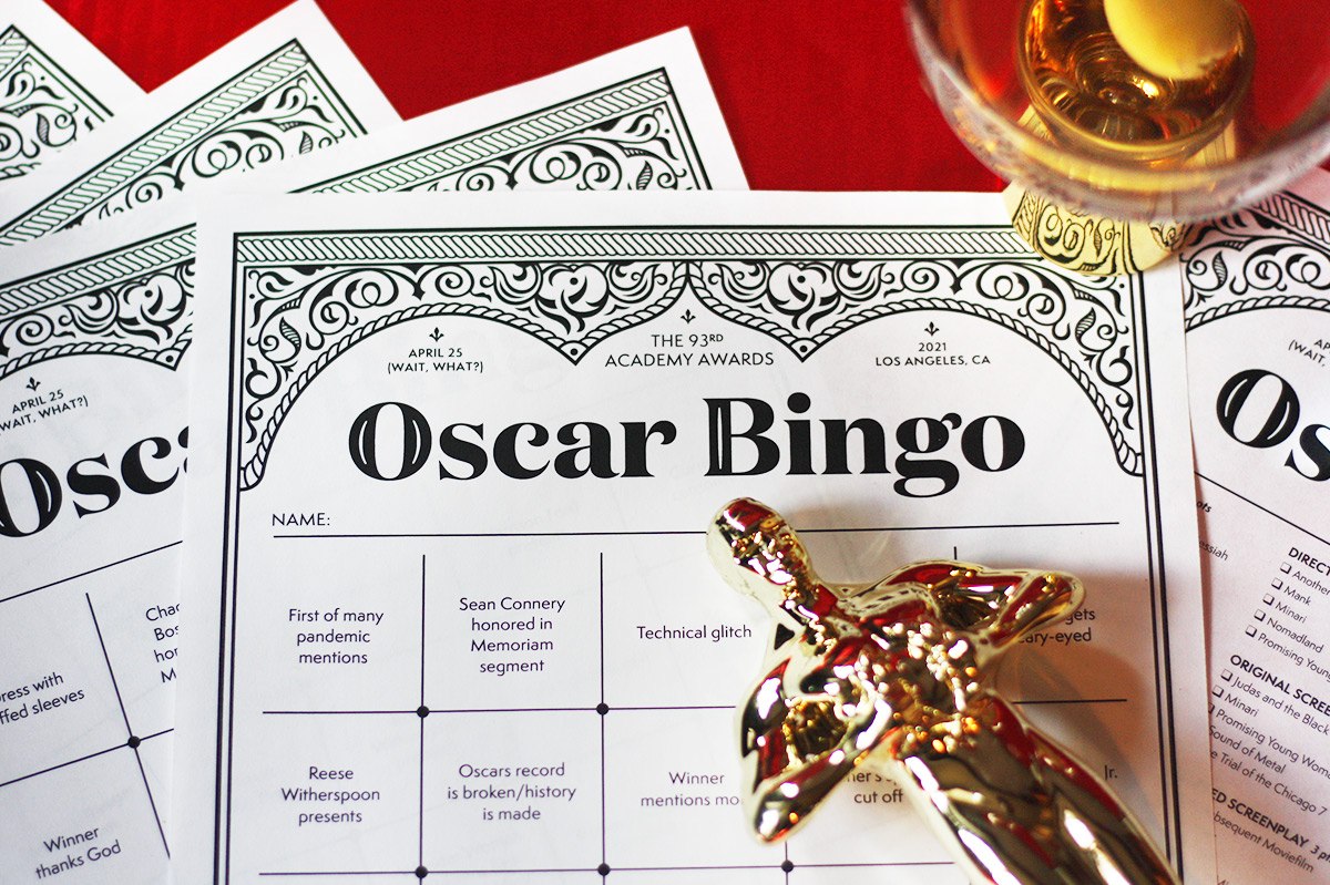 oscar bingo 2021 oscar ballot free pdf