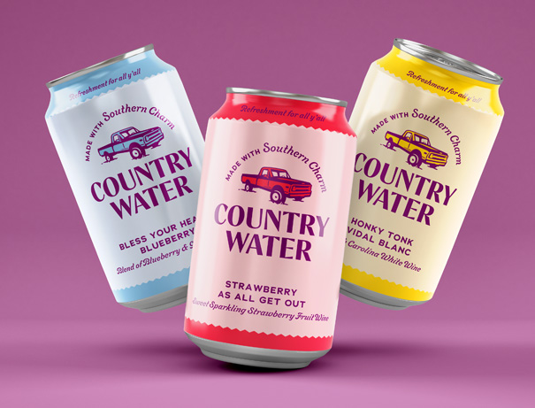 country water aluminum can mockups