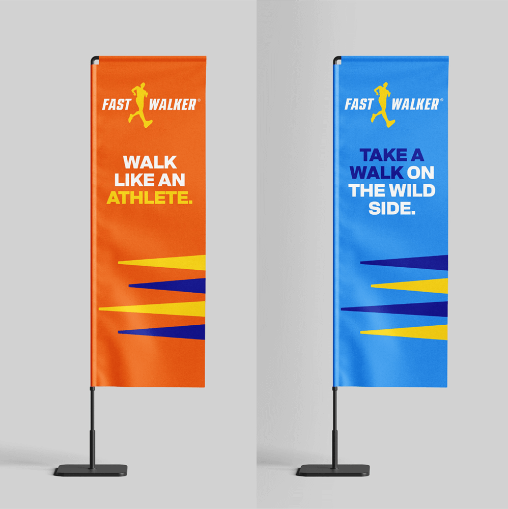 Vertical banners to be used at events