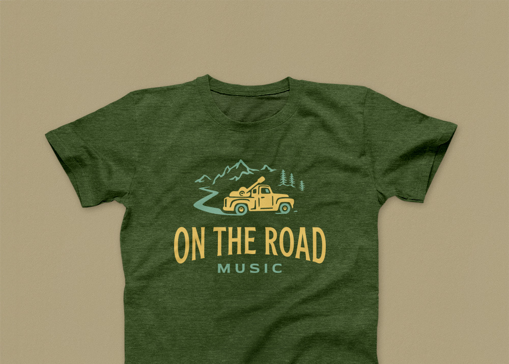 music school branded tshirt