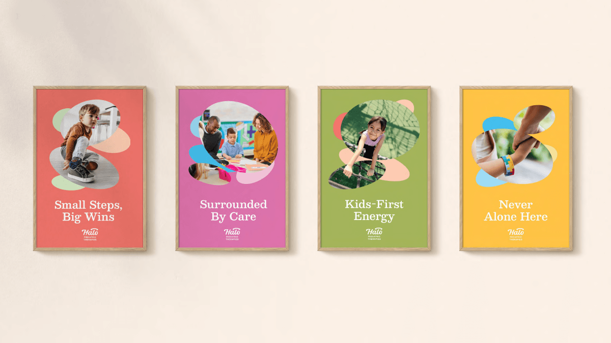 Therapy office branded posters